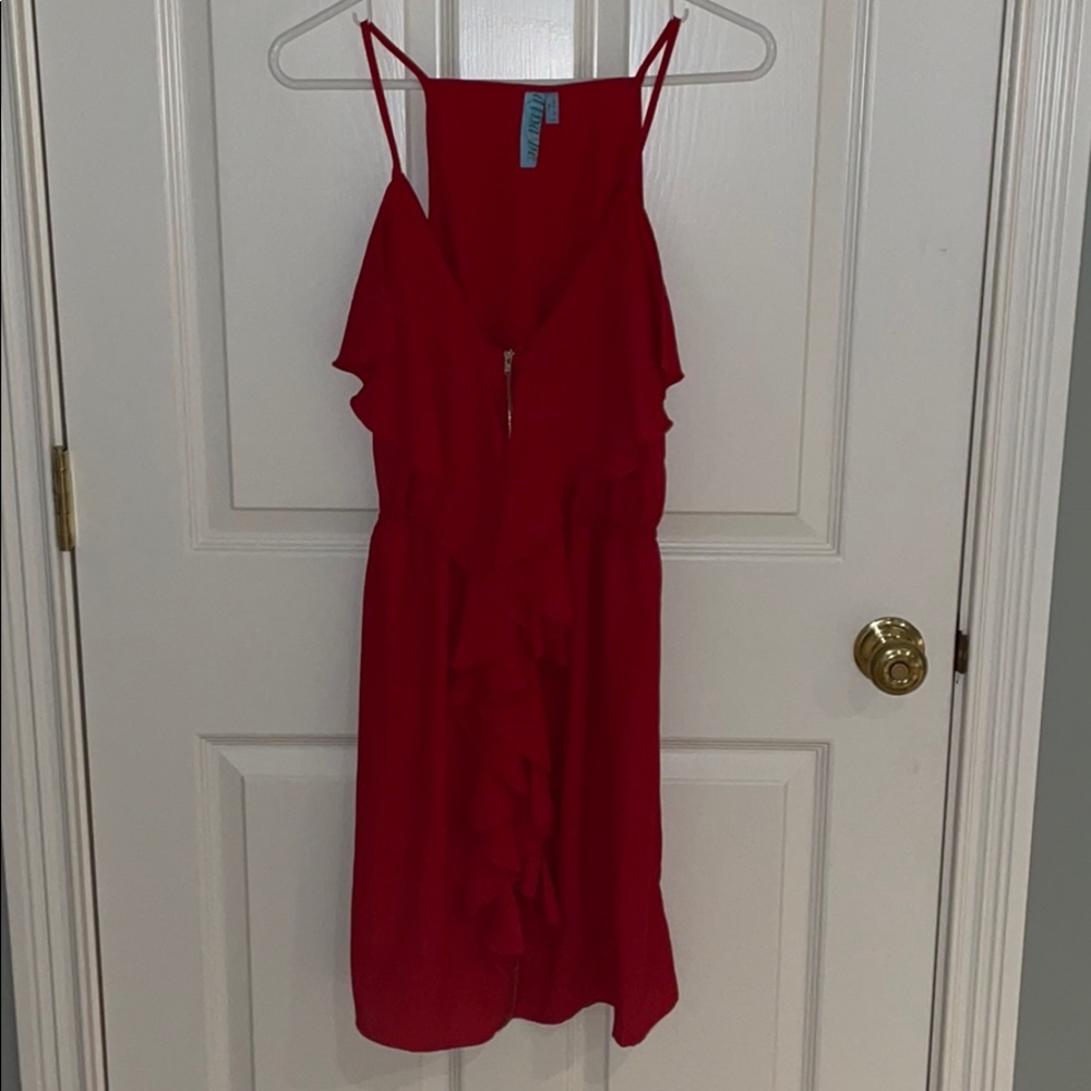 Red Spaghetti Dress